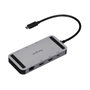 Targus DOCK429GL USB4 Dual 4K HDMI Mini Dock Plata