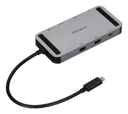 Targus DOCK429GL USB4 Dual 4K HDMI Mini Dock Plata