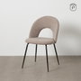Ixia Silla Taupe Tejido-Metal Contract (Set de 4)