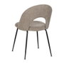 Ixia Silla Taupe Tejido-Metal Contract (Set de 4)