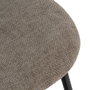 Ixia Silla Taupe Tejido-Metal Contract (Set de 4)