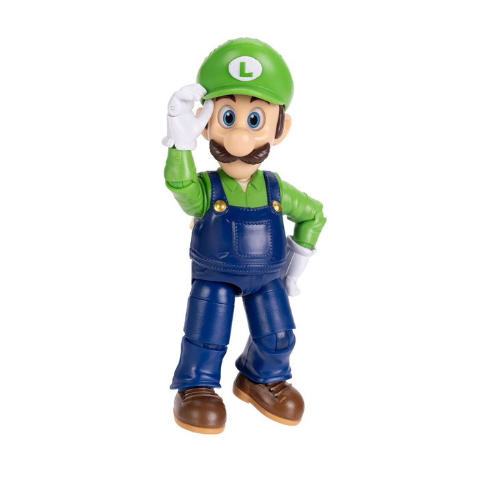 JAKKS PACIFIC Figura Luigi 13 cm - Super Mario - Edad +3 - Coleccionable