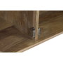 DKD Home Decor Mueble TV Mango y Cristal Natural 175x40x60