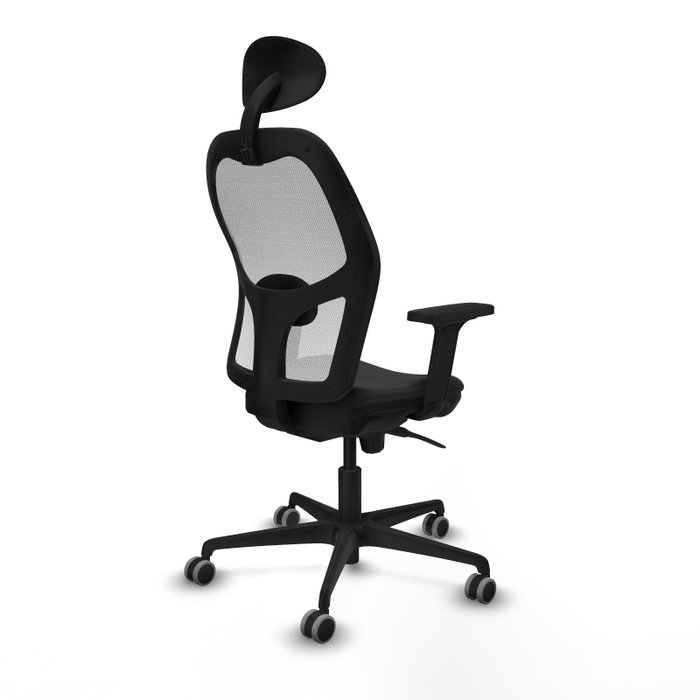 PIQUERAS Y CRESPO Silla de oficina Jorquera Negro/Blanco