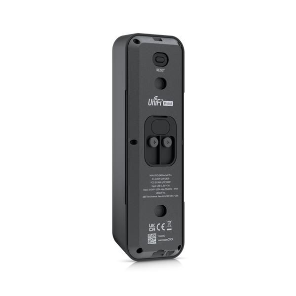 Ubiquiti G4 Doorbell Pro Videoportero WiFi, Cámara Dual 5MP y 8MP, Visión Nocturna, Audio Bidireccional, Pantalla Programable y Luz