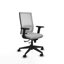 PIQUERAS Y CRESPO Silla de oficina Horna Gris claro y Blanco