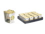 Acorde Portavela Tealight Vainilla 6 Horas 7x7x7 cm (Set de 12)