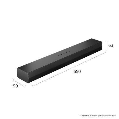 LG S20A Barra de Sonido 2.0 Canales 50 W Negro Bluetooth Dolby Atmos