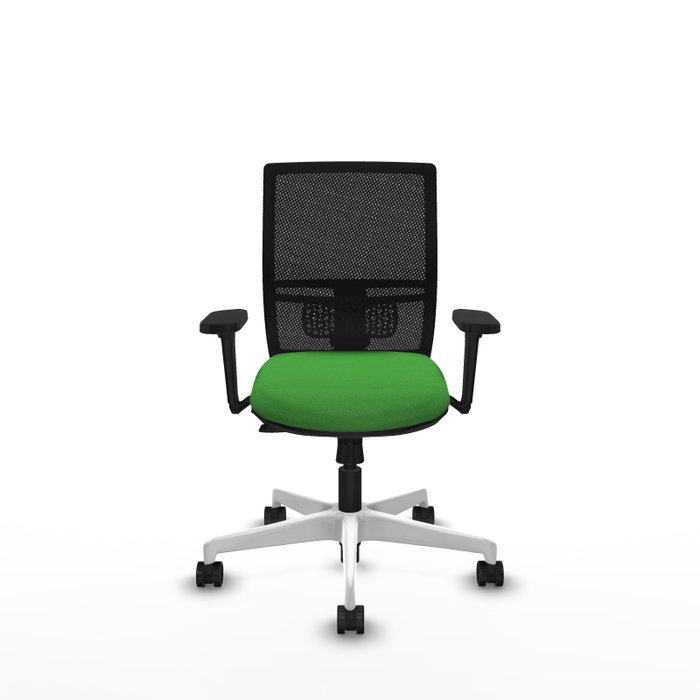 PIQUERAS Y CRESPO Silla de oficina Yunquera con Brazos 3D y Mecanismo Sincro/Traslack Verde/Negro PIQUERAS Y CRESPO Silla de oficina Yunquera con Brazos 3D y Mecanismo Sincro/Traslack Verde/Negro