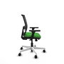 PIQUERAS Y CRESPO Silla de oficina Yunquera con Brazos 3D y Mecanismo Sincro/Traslack Verde/Negro