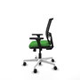 PIQUERAS Y CRESPO Silla de oficina Yunquera con Brazos 3D y Mecanismo Sincro/Traslack Verde/Negro
