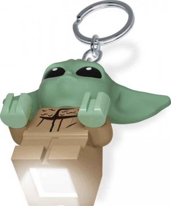 Joy Toy (IT) Llavero LEGO Star Wars The Mandalorian Grogu con Iluminación 8 cm