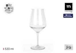 Inde Copa Vino 530 ml 20.9 cm alto x 9 cm ancho x 6.5 cm largo (12 Unidades)