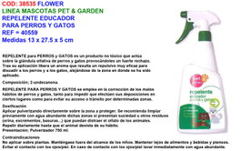 Flower Repelente Educador Pet Garden para Perros y Gatos de 380 g