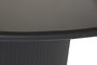 DKD Home Decor Mesa Redonda Comedor Negro 130 x 75 x 130 cm Metal