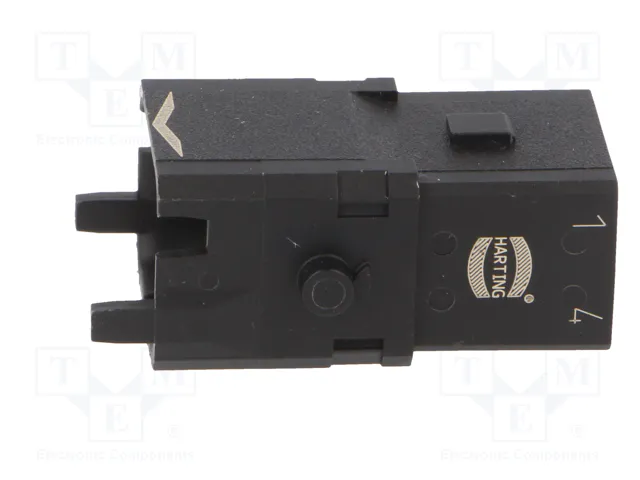 HARTING Conector HDC Han® 1A Macho 6 PIN (5+PE)
