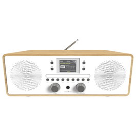 Reflexion HRA21DAB+ Radio Estéreo DAB+/DAB y FM Blanco/Marrón