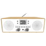 Reflexion HRA21DAB+ Radio Estéreo DAB+/DAB y FM Blanco/Marrón