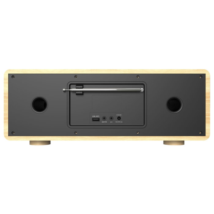 Reflexion HRA21DAB+ Radio Estéreo DAB+/DAB y FM Blanco/Marrón