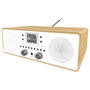 Reflexion HRA21DAB+ Radio Estéreo DAB+/DAB y FM Blanco/Marrón