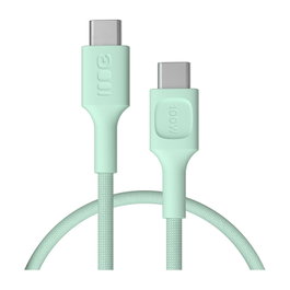 Green Cell Cable USB C a USB C de 0,3 m, Verde