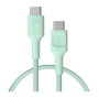 Green Cell Cable USB C a USB C de 0,3 m, Verde