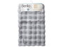 Berilo Alfombra Baño Gris 80 x 50 x 1 cm (Set de 12)