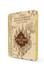Mooving Bloc Mooving Premium Harry Potter Tapa Dura Cuadriculado 5x5 Set de 12