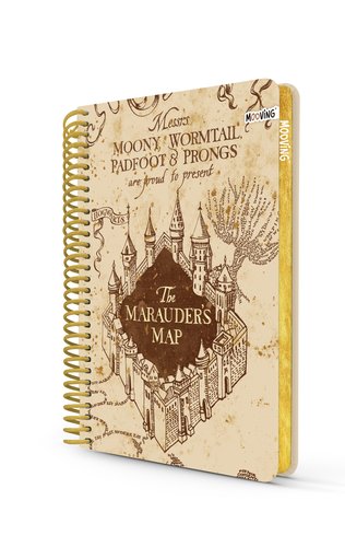Mooving Bloc Mooving Premium Harry Potter Tapa Dura Cuadriculado 5x5 Set de 12 Mooving Bloc Mooving Premium Harry Potter Tapa Dura Cuadriculado 5x5 Set de 12