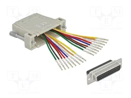 DeLOCK Adaptador D-Sub HD 44 Pin Hembra a 2 x RJ45 Hembra Beige