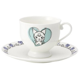 Sanrio Set Taza y Plato Bone China Kuromi