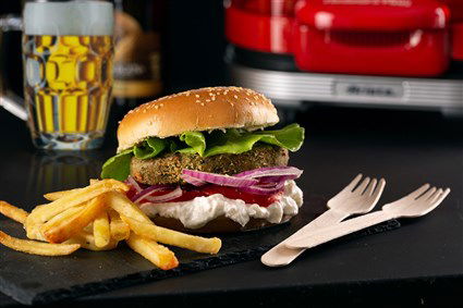 Ariete 205/00 Máquina de Hamburguesas Party Time Roja