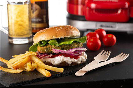 Ariete 205/00 Máquina de Hamburguesas Party Time Roja