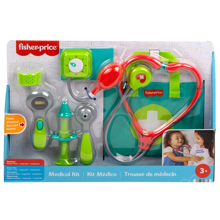 Fisher-Price Maletín Pequeño Doctor Juego de Imitación con 7 Piezas para +6 Meses Fisher-Price Maletín Pequeño Doctor Juego de Imitación con 7 Piezas para +6 Meses