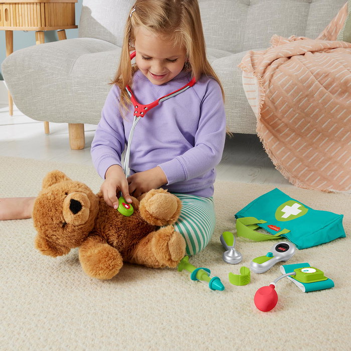 Fisher-Price Maletín Pequeño Doctor Juego de Imitación con 7 Piezas para +6 Meses Fisher-Price Maletín Pequeño Doctor Juego de Imitación con 7 Piezas para +6 Meses