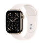 Apple Watch Series 11 42 mm Titanio Dorado con Correa Deportiva Rosa S/M GPS + Cellular