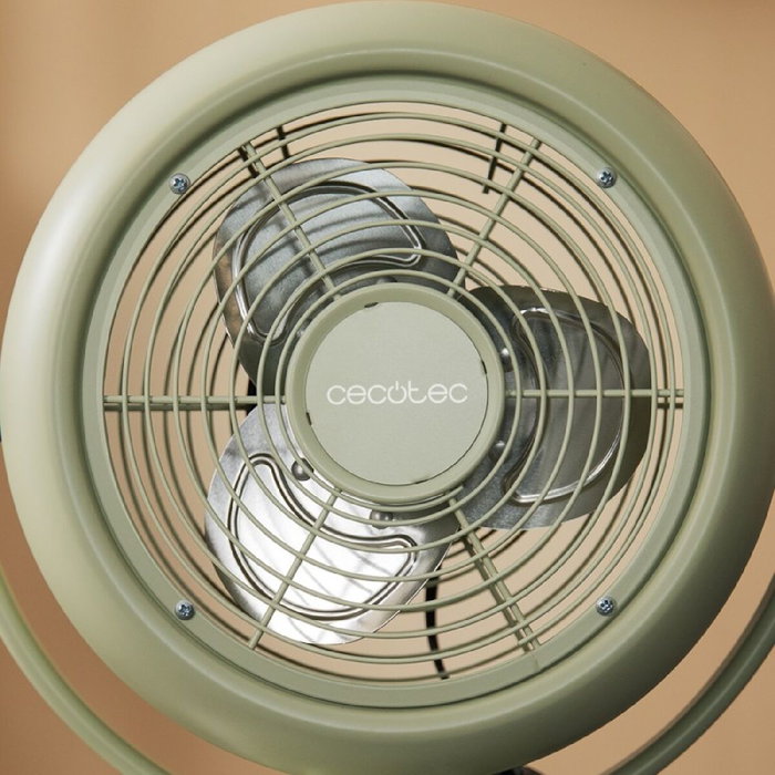 Ventilador de Sobremesa Cecotec EnergySilence 800 RetroDesk Verde 20 W Ventilador de Sobremesa Cecotec EnergySilence 800 RetroDesk Verde 20 W