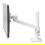 Ergotron Brazo para Monitor NX Series - Soporte VESA 100x100/75x75 mm, Pantalla hasta 34" (86.4 cm), 8 kg, Ajuste de Altura y Rotación 360°, Color Negro/Blanco