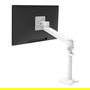 Ergotron Brazo para Monitor NX Series - Soporte VESA 100x100/75x75 mm, Pantalla hasta 34" (86.4 cm), 8 kg, Ajuste de Altura y Rotación 360°, Color Negro/Blanco