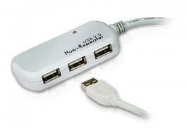Aten UE2120H Hub de extensión USB 2.0 de 12 m con 4 puertos