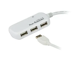 Aten UE2120H Hub de Extensión USB 2.0 de 4 Puertos con 12 m de Cable