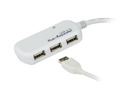 Aten Extender Hub USB 2.0 de 4 Puertos 60m, Compatible con Windows y Mac, Plug and Play