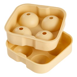 Day Molde para 4 Cubitos de Hielo Esféricos de Silicona, Colores Surtidos 12x12 cm