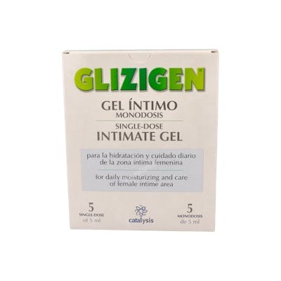 Glizigen Gel Íntimo Interno Monodosis 5X5Ml para Salud Vaginal y Relaciones Sexuales