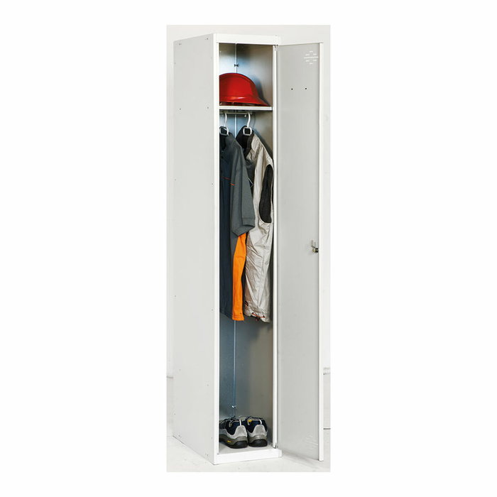 Simon Rack Taquilla de 1 puerta 30 x 50 x 180 cm Gris