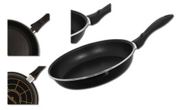 MAGEFESA BLACK Sartén de Acero Antiadherente 32 cm con Inducción
