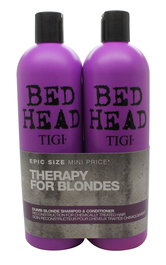Tigi Duo Pack Bed Head Dumb Blonde 750ml Champú + 750ml Acondicionador