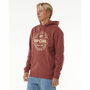 Sudadera con Capucha Hombre Rip Curl Stapler Hood Marrón