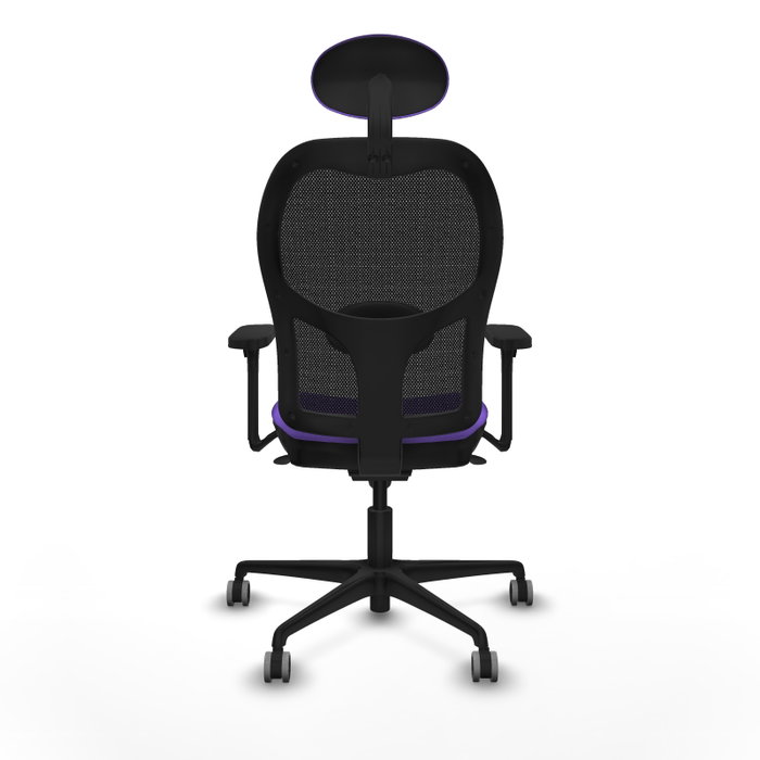 PIQUERAS Y CRESPO Silla de oficina Jorquera Lila y Negro