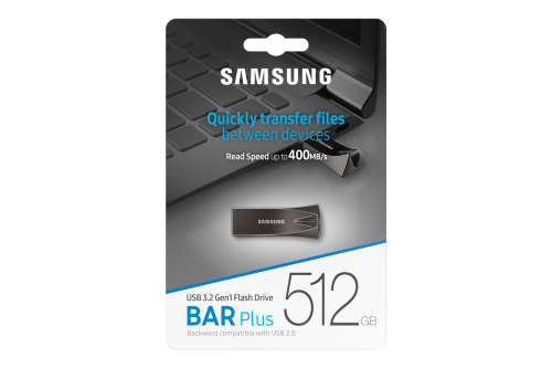 Samsung BAR Plus 512 GB Titan Gray